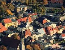 Lubawka. Rynek miejski – dziś Plac Wolności (fot. Kacper Dondziak)