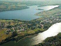 Gmina Dąbrówno. Jezioro Dąbrowa Mała (fot. Kacper Dondziak)