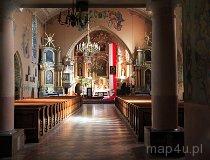 Przasnysz. Kości&oacute;ł farny pw. Wniebowzięcia NMP (fot. Marek i Ewa Wojciechowscy)