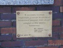 04.03.020. Tablica pamiątkowa (fot. Piotr Wojtaszek)