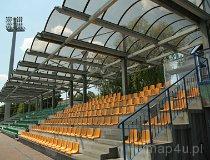Siemianowice Śląskie. Kompleks Sportowy "Siemion" - trybuny. (fot. Szymon Duczek)