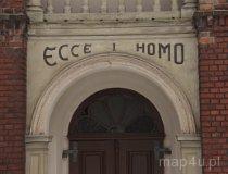 02.17.005. Napis na elewacji (fot. Agnieszka Rytel)