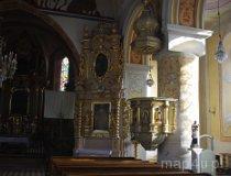 Sieradz. Kościół farny pw. Wszystkich Świętych,  ok. 1370, rozbud. 1648-1682, 1930. Wnętrze (fot. Piotr Solle)