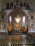 Sieradz. Kościół farny pw. Wszystkich Świętych,  ok. 1370, rozbud. 1648-1682, 1930. Wnętrze (fot. Piotr Solle)