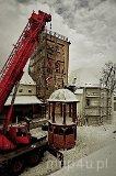 Koszęcin. Nowe zwieńczenie wieży pałacowej (fot. Zespół Śląsk)